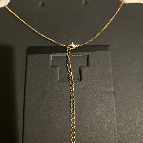 18kgp sapphire heart with diamonds Fashion Necklace - Picture 9 of 10